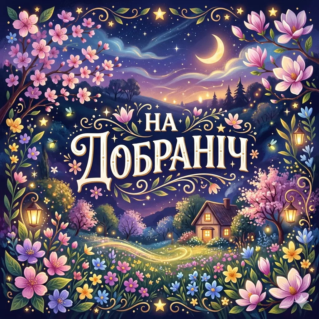 Весняні картинки на добраніч