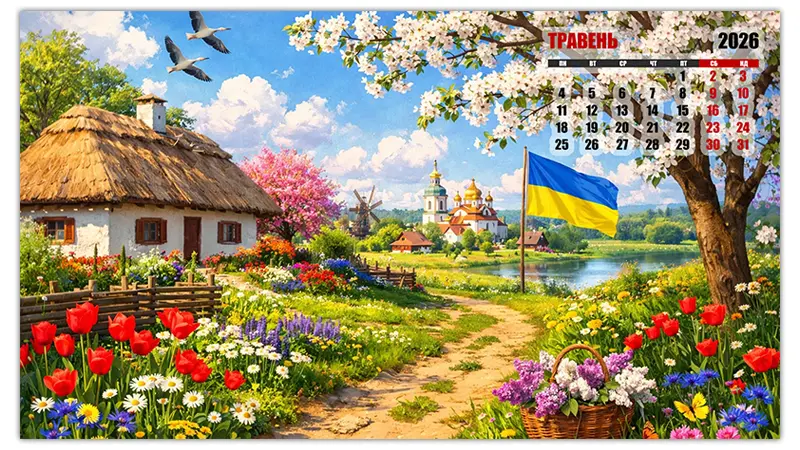Фон для робочого столу на травень 2026 року